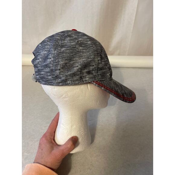 Anaheim Los Angeles Angels MLB Baseball 9Twenty Women Gray Red Hat Strap Back - Picture 5 of 7